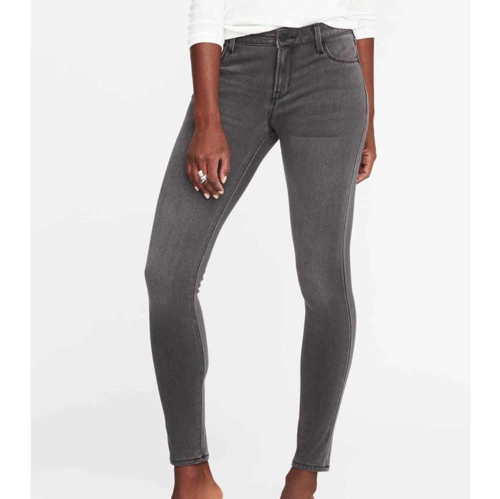 Old Navy Rockstar Gray Denim Jeans